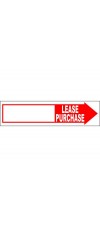 Lease Purchase Directional Arrow